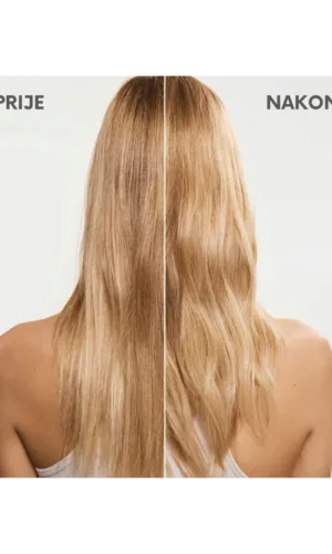 Kerasilk sprej za teksturu prije i nakon