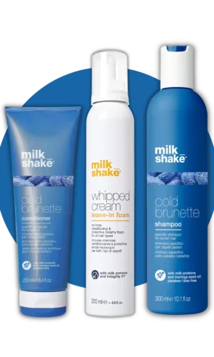 Milk shake set za smeđu kosu